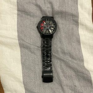 Stainlesssteel men’s car watch